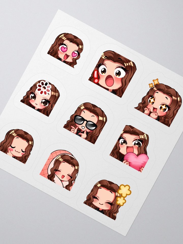 EmmaCowic Emote Stickers Vers 1 product image (2)