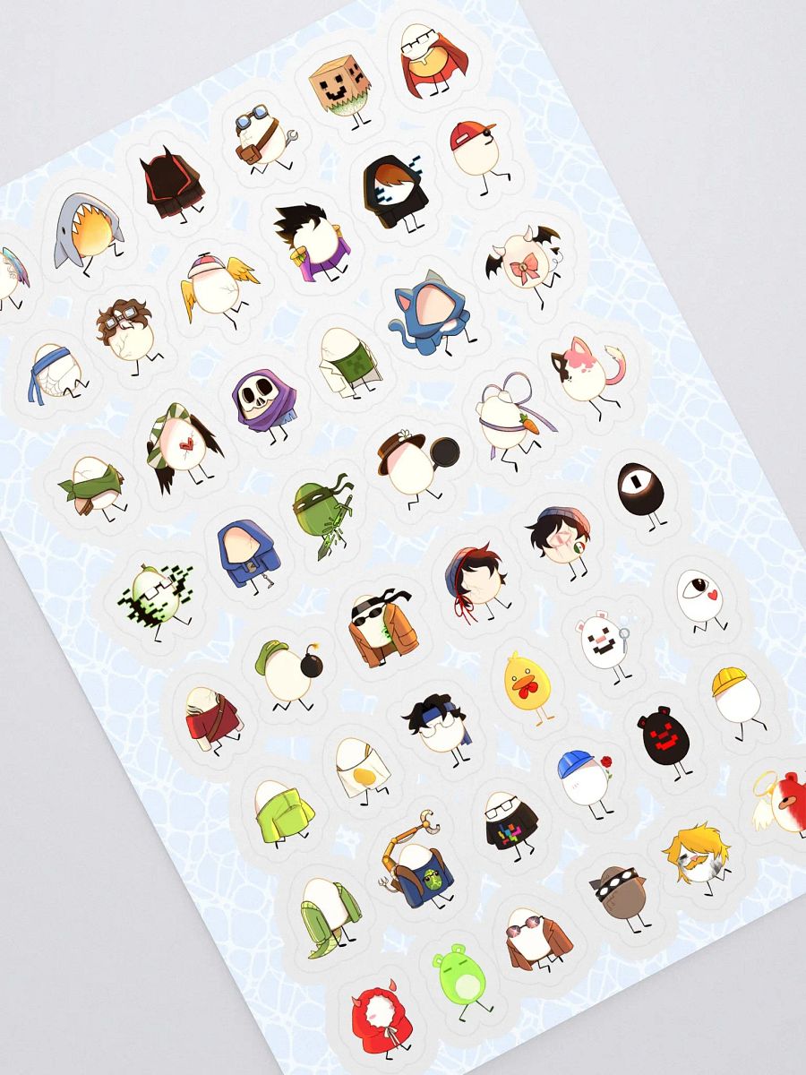 So many eggs! Sticker Sheet product image (2)