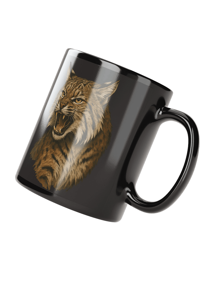 Coffee Mug Roaring Lynx Wildlife product image (3)