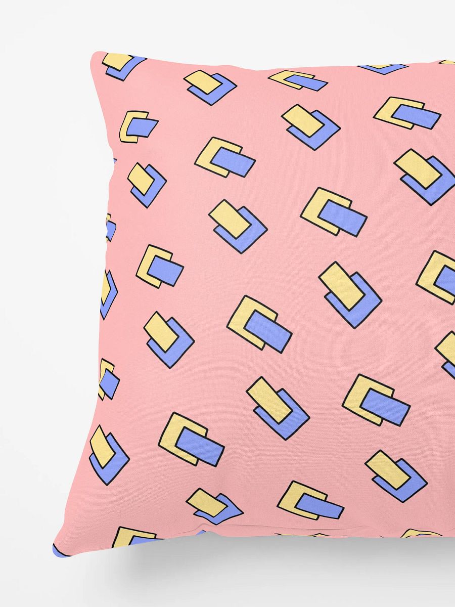Modern Memphis Throw Pillow - Pink product image (3)