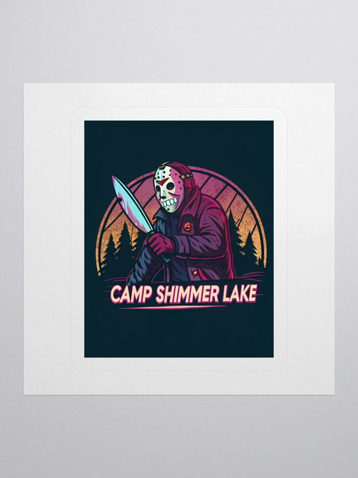 Camp Shimmer Lake Slasher Sticker product image (1)