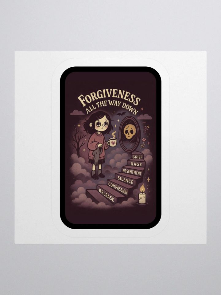 Forgiveness All The Way Down Sticker product image (1)
