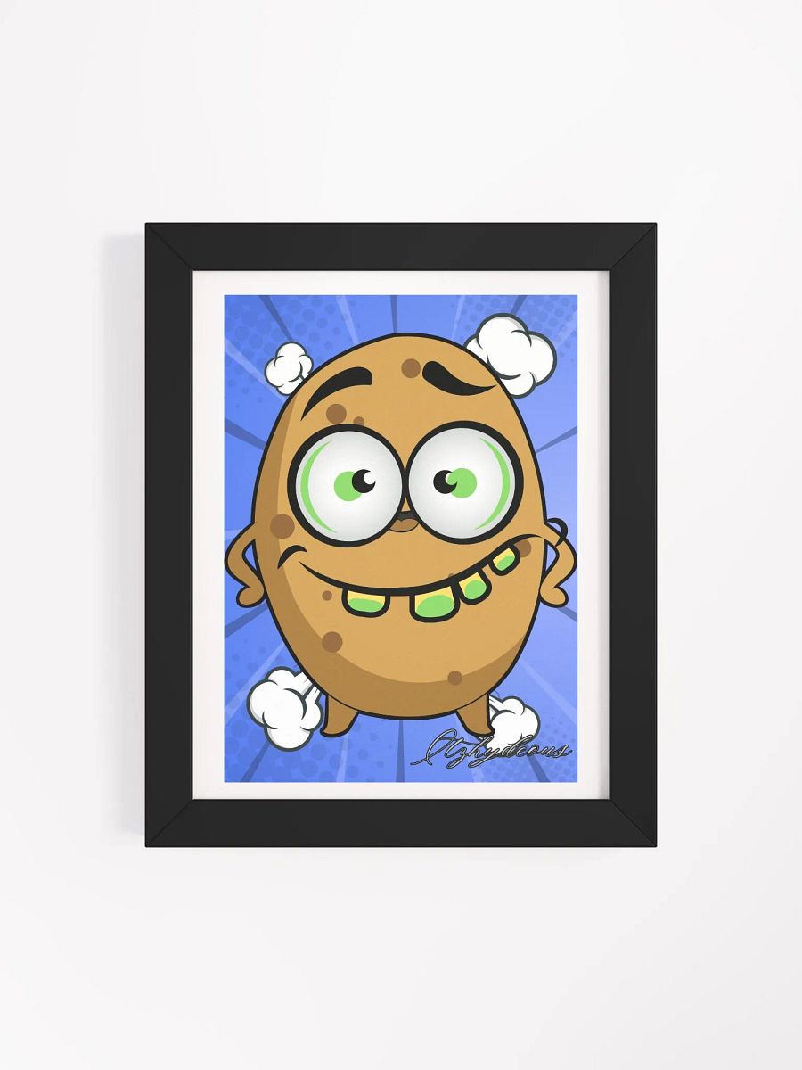 Spud-tacular Cartoon Character Matte Poster product image (4)