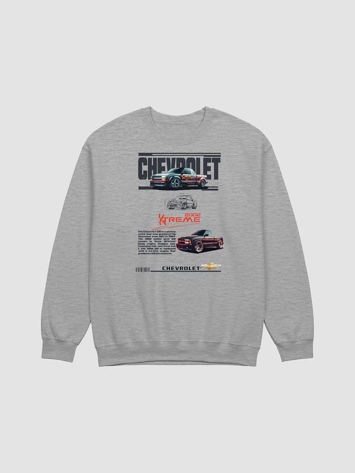 Flame Decal Chevrolet Truck Crewneck Sweatshirt product image (2)
