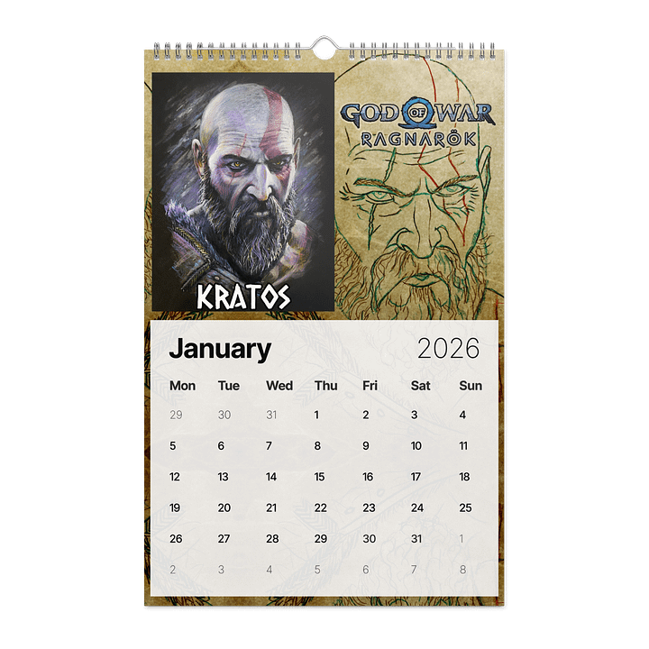 ELFSAR's 2026 God of War Ragnarök Calendar product image (2)