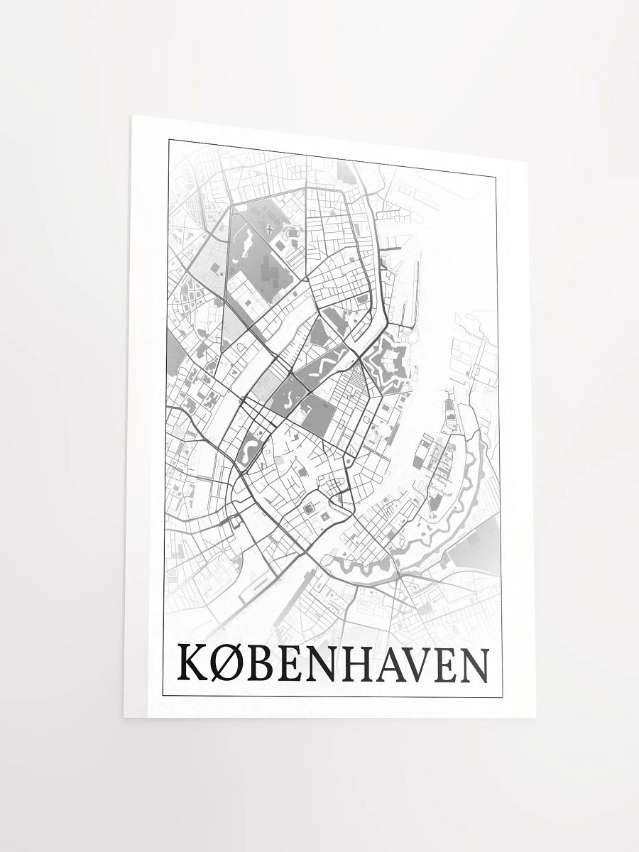 København, Danmark, city map print product image (11)