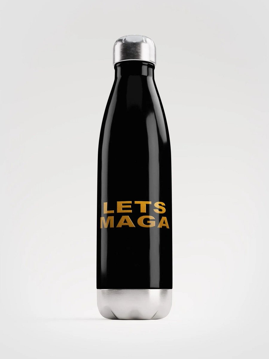 Golden LETS MAGA Stainless Steel Water Bottle product image (1)