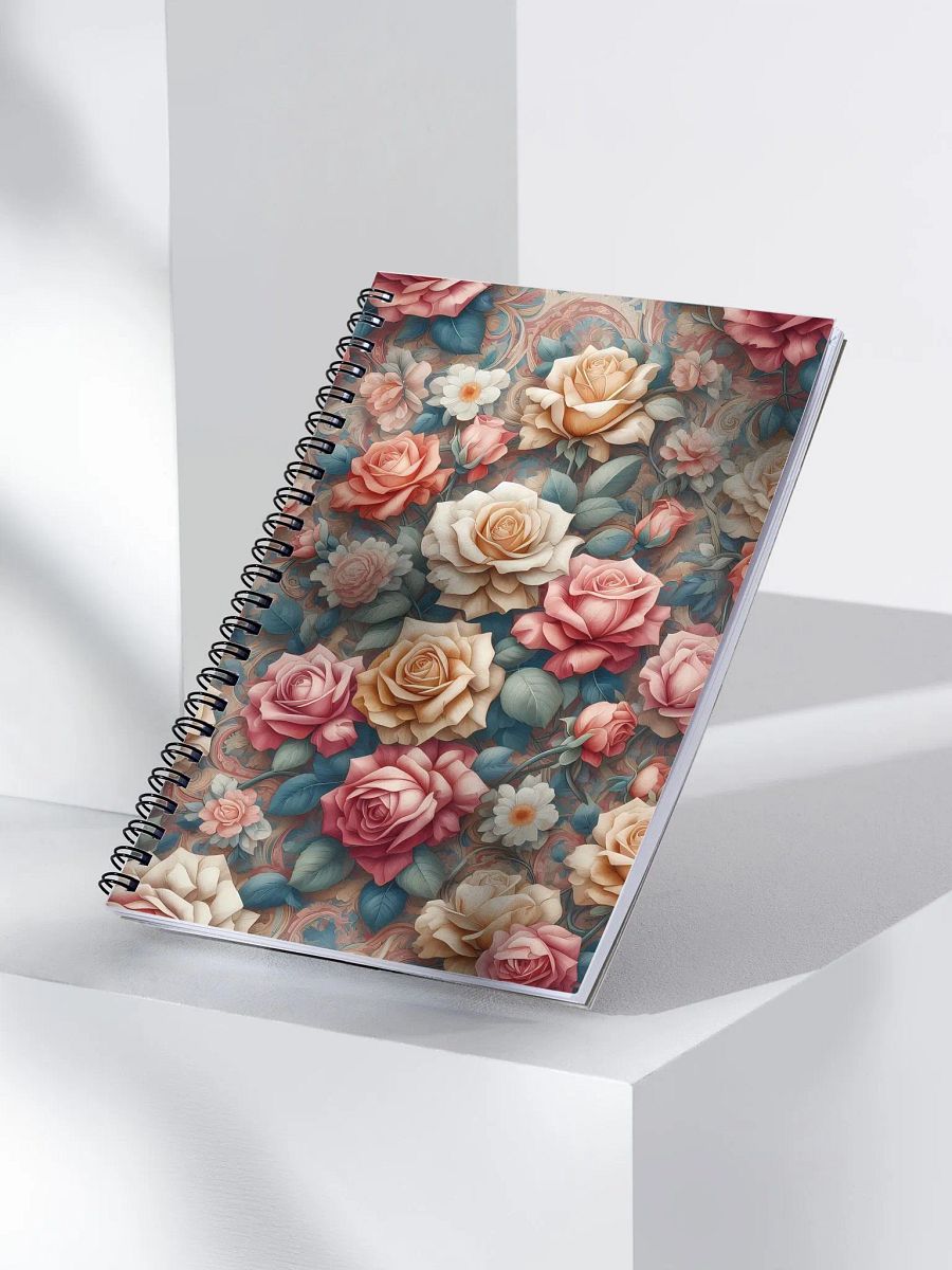 Royal Floral Spiral Notebook product image (3)