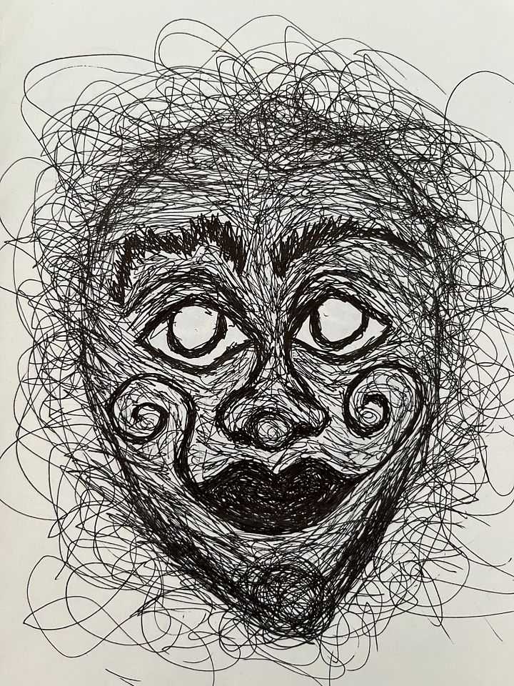 “A face” print FRAMED product image (1)