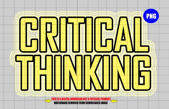 Promote Critical Thinking Now - Digital Download product image (1)