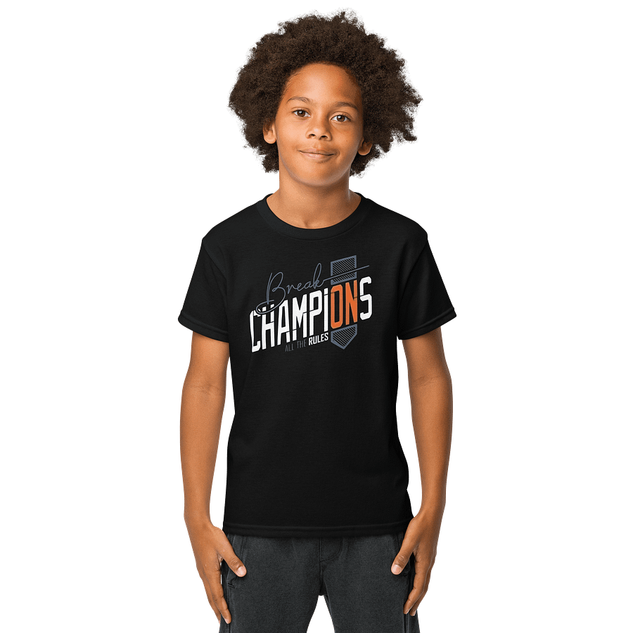 Kids T-Shirt Champions Rules Graphic product image (1)