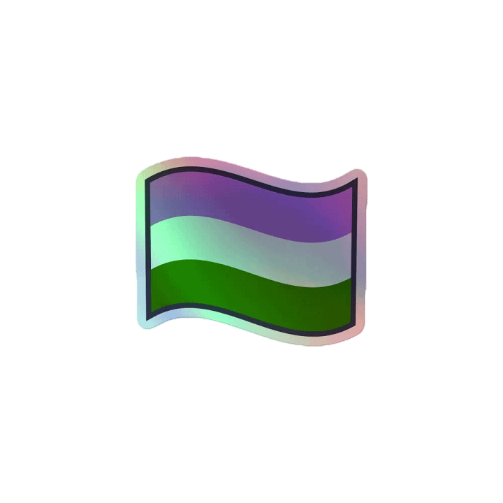 Ethereal Flag Holographic Sticker Set product image (1)