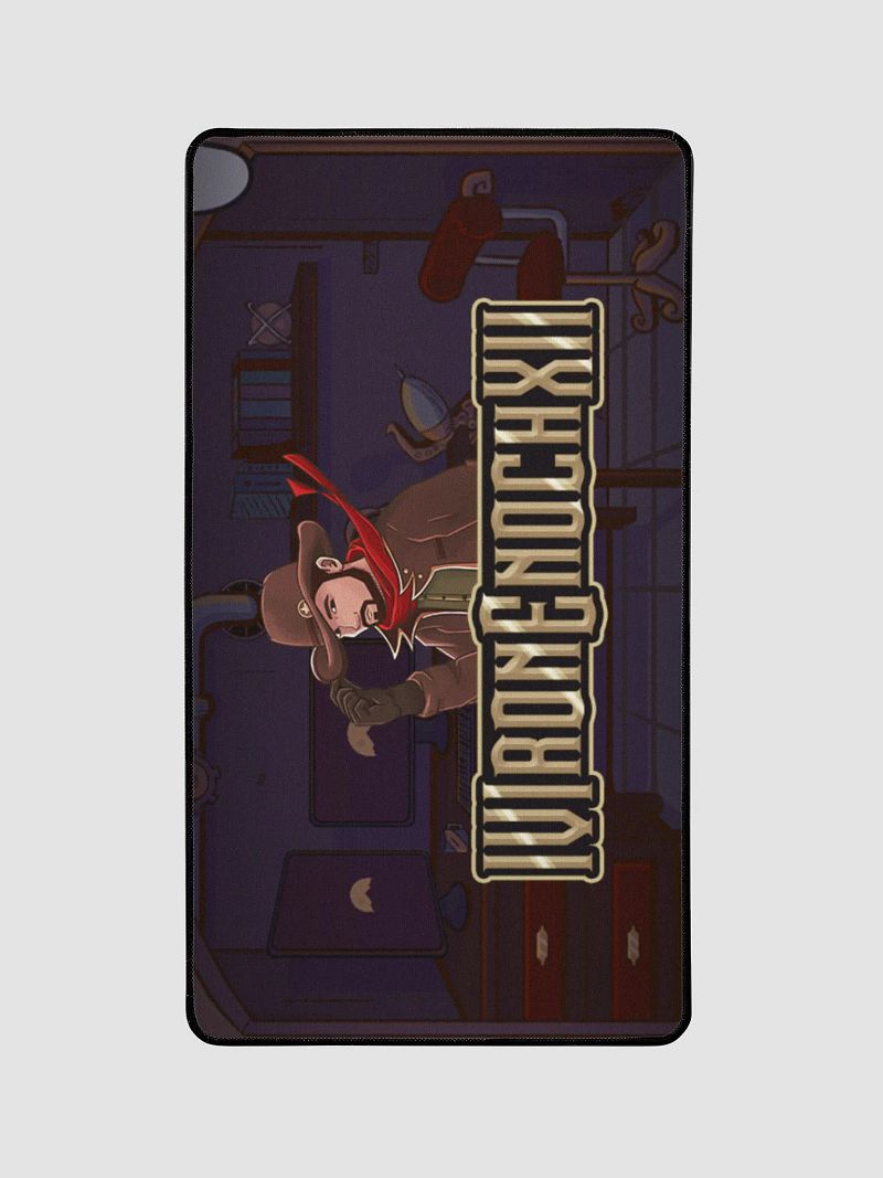 Iron Desk Mat 12x22