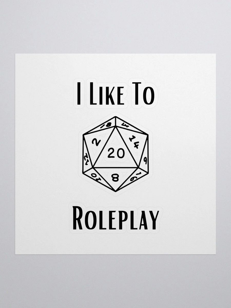I like to Roleplay Sticker product image (1)