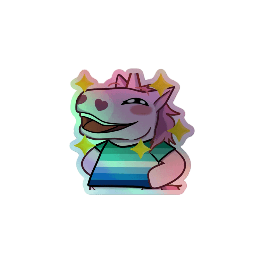 GAY Pride Holographic Sticker product image (1)