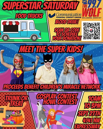 🌟 Prints Charming Creates is joining the SuperStar Saturday—yes, a whole charity event dedicated to superheroes and supportin...