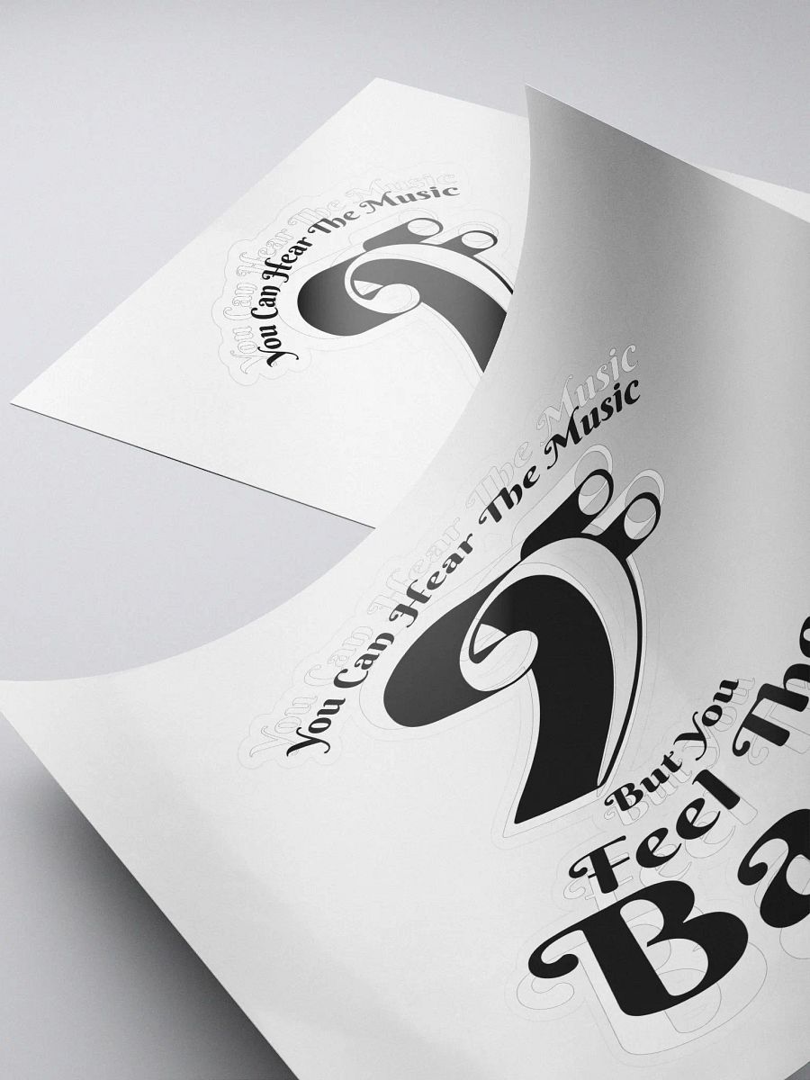 Feel The Bass - Sticker product image (4)