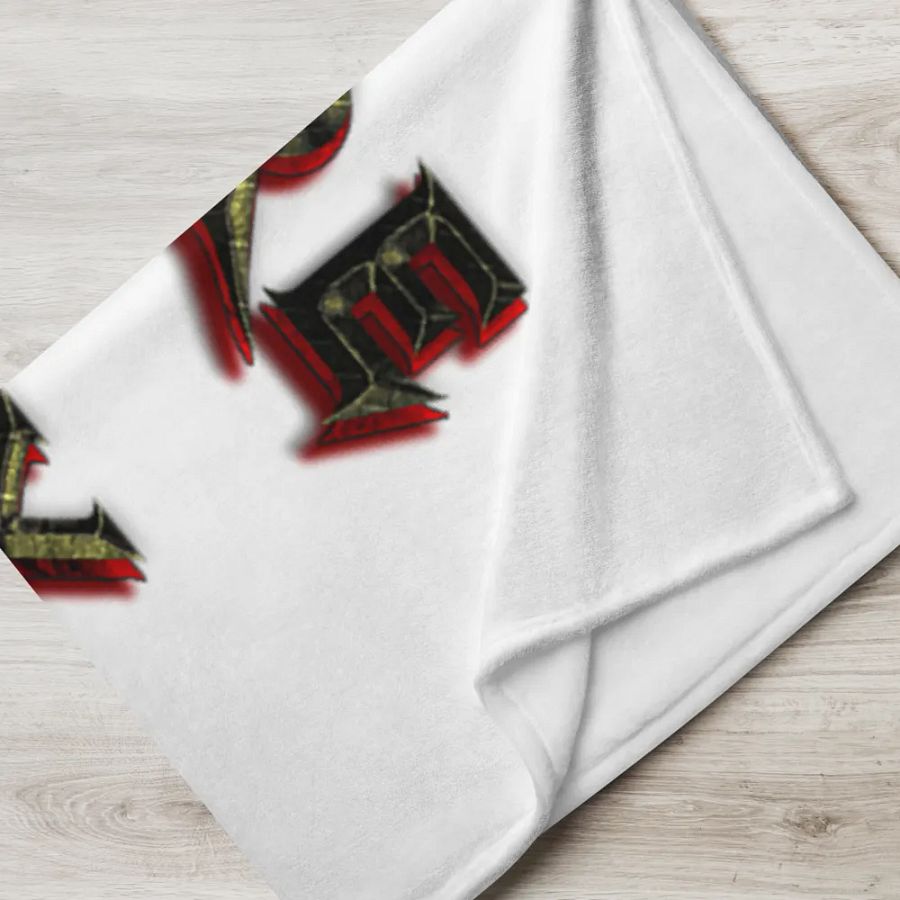 Lucifer's Lounge Slogan Plush Blanket product image (17)