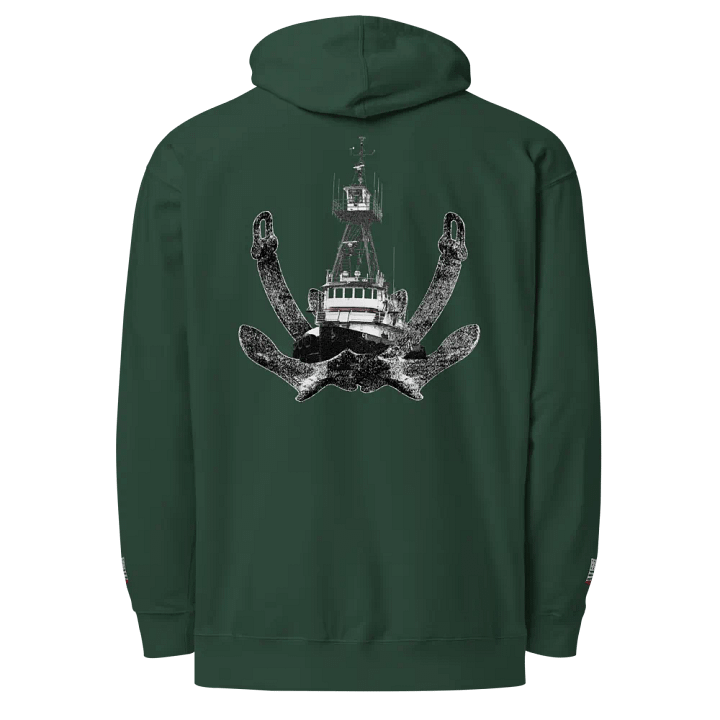 Twin Anchor & Tug CE - Twin Anchor Front & sleeves (embroidered) product image (1)