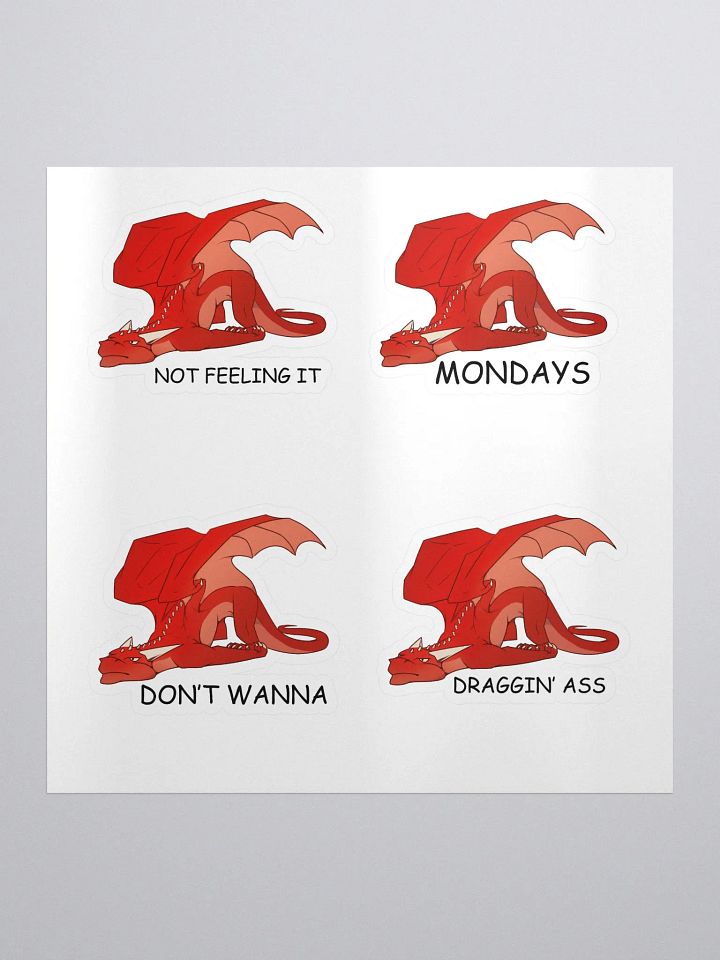 Grumpy Dragon Sticker Pack product image (1)