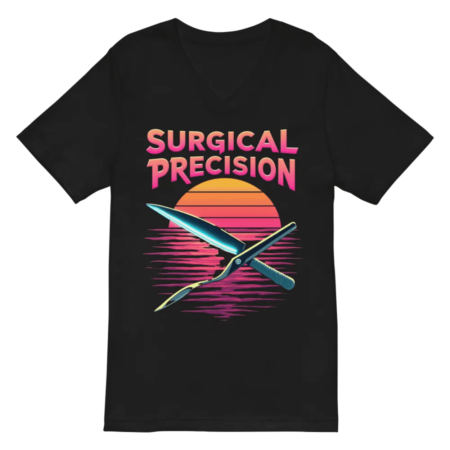 Precision Sunset Scissors V-Neck Tee product image (3)