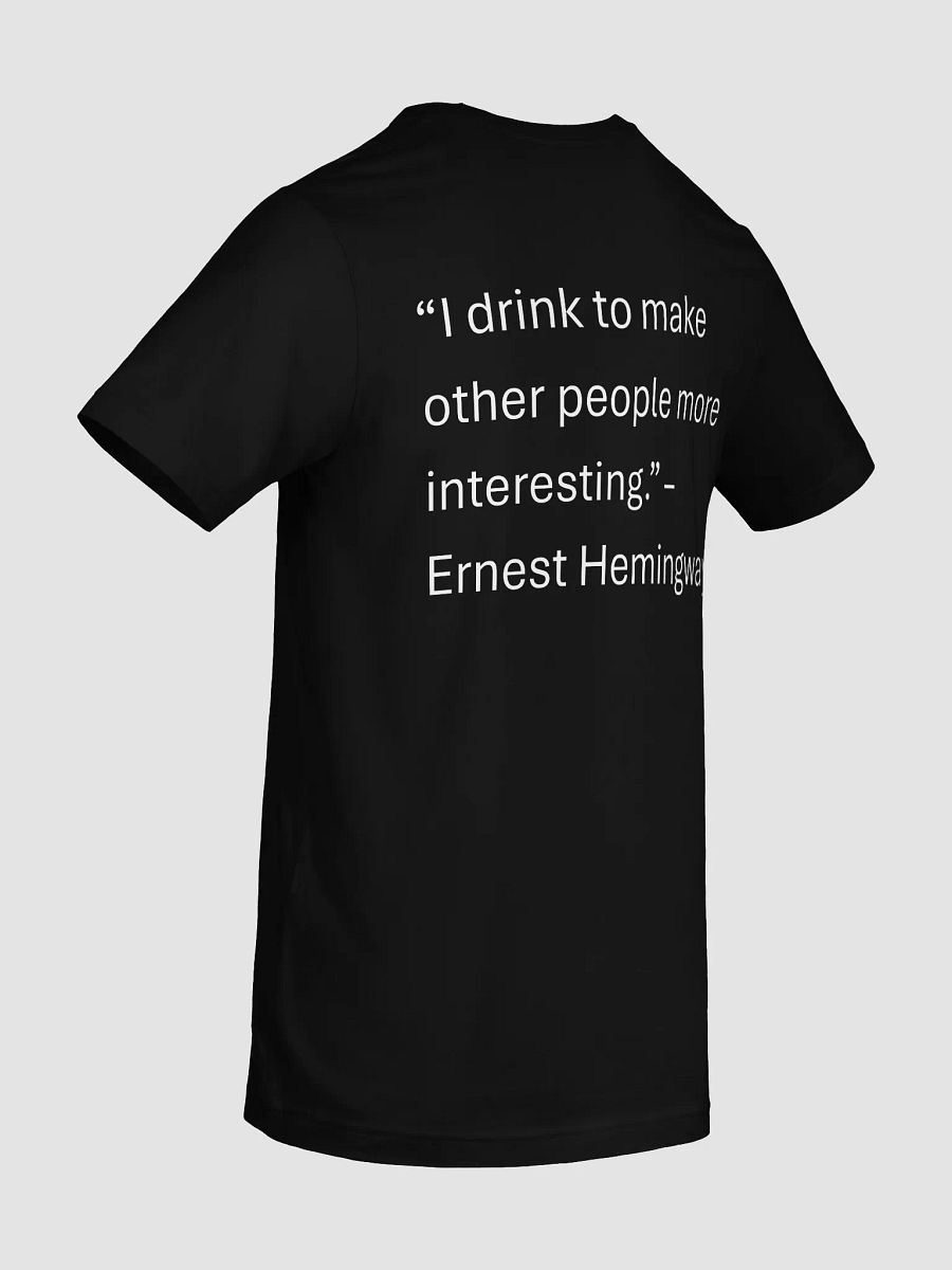 Dark T-Shirt (SM Logo) - Hemingway Quote product image (8)