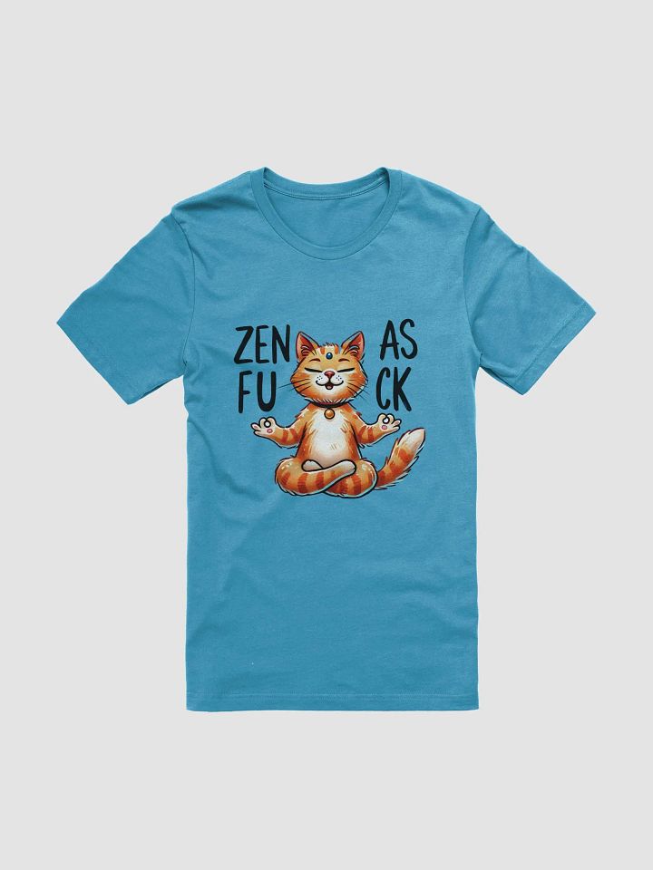 Zen As Fuck Meditating Cat T-Shirt product image (1)