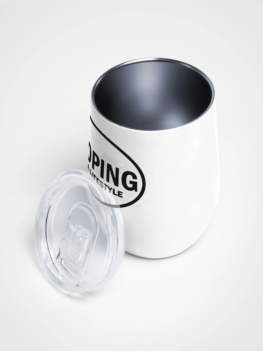 LOOPING - It's A Lifestyle - Wine Tumbler - Insulated Stainless Steel product image (3)