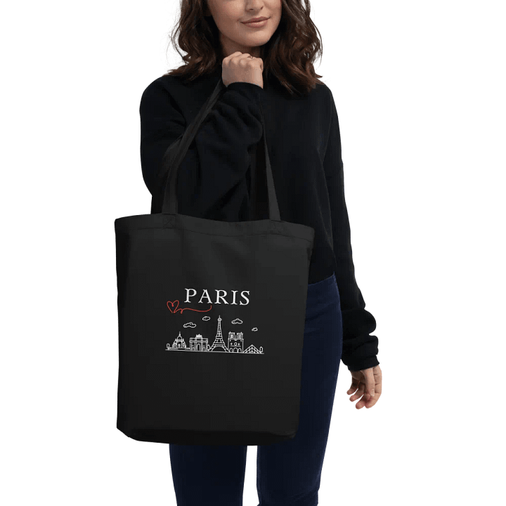 Love Paris Organic Statement Tote Bag product image (2)