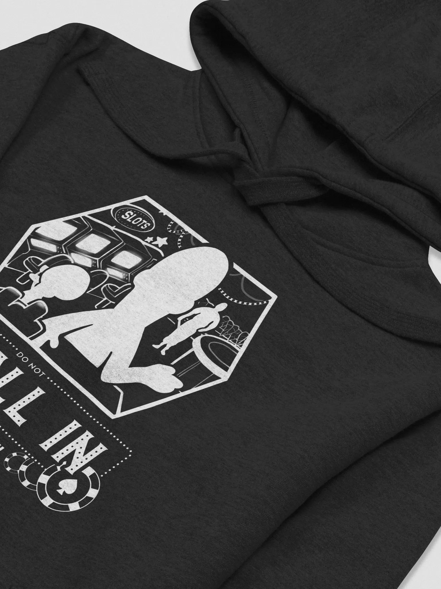 DO NOT GO ALL IN Hoodie White Logo product image (12)