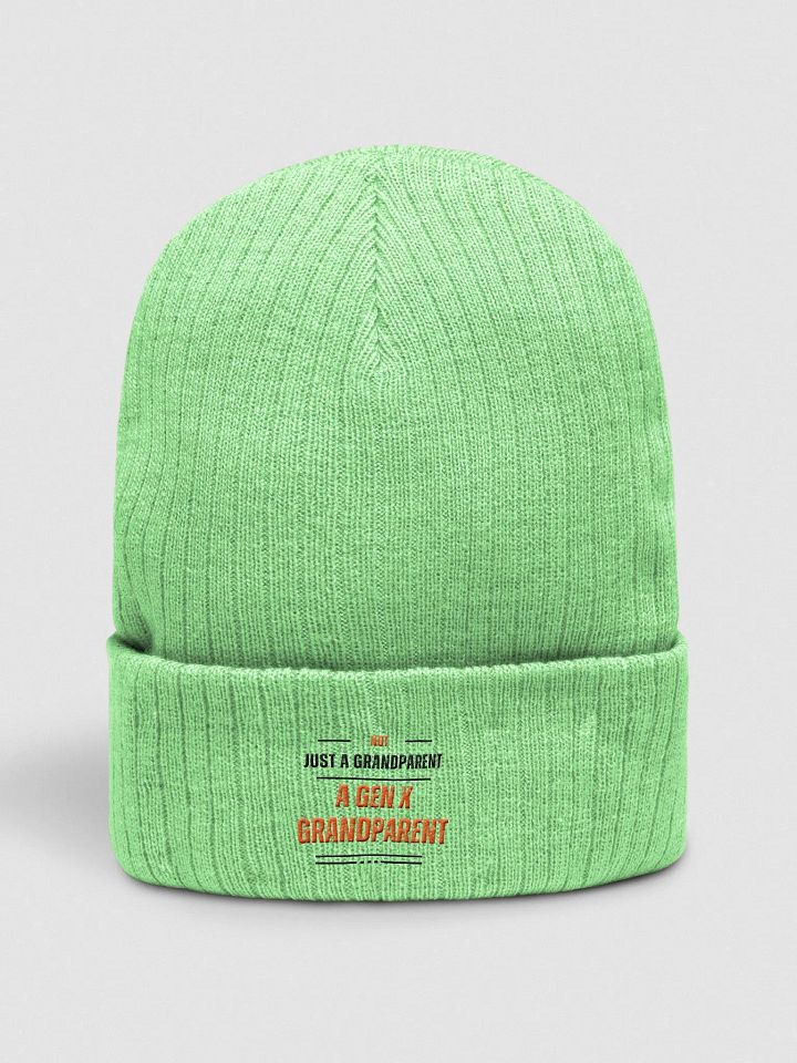 Not Just A Grandparent Ribbed Beanie product image (2)