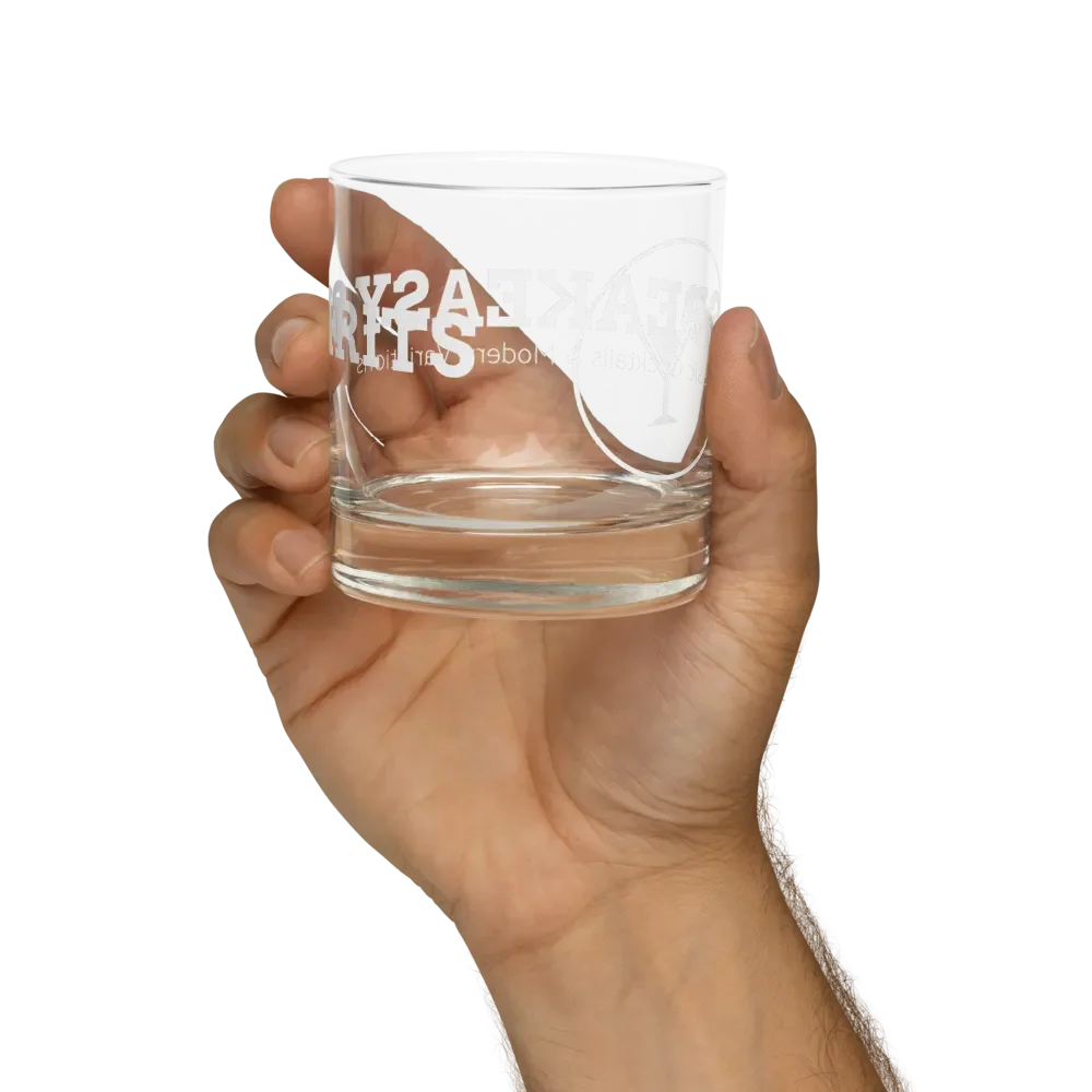 Rocks Glass - Wraparound Logo - White product image (3)