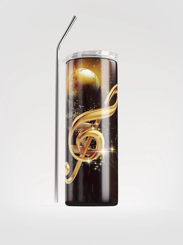 3D Golden Music Tumbler product image (1)