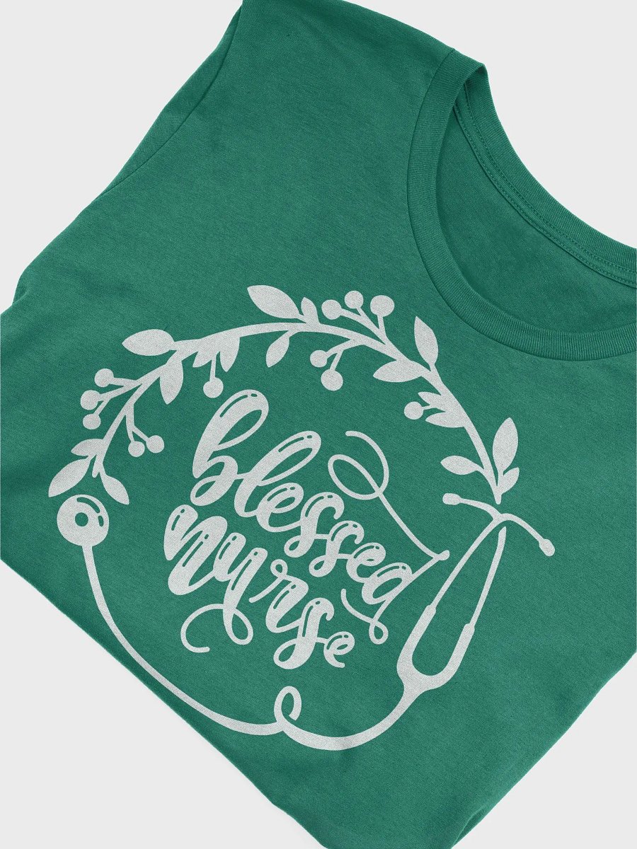 Blessed Nurse Wreath Tee product image (5)