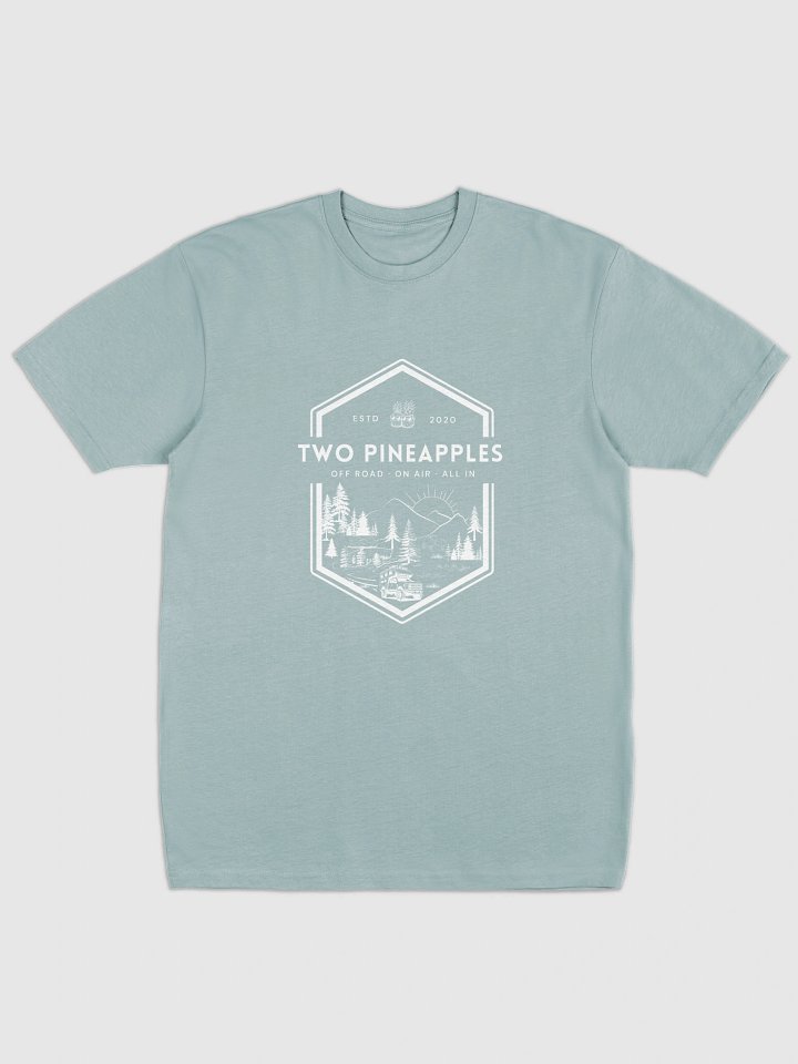 Premium Heavyweight T-Shirt. "2P Roadtrip Badge" product image (1)