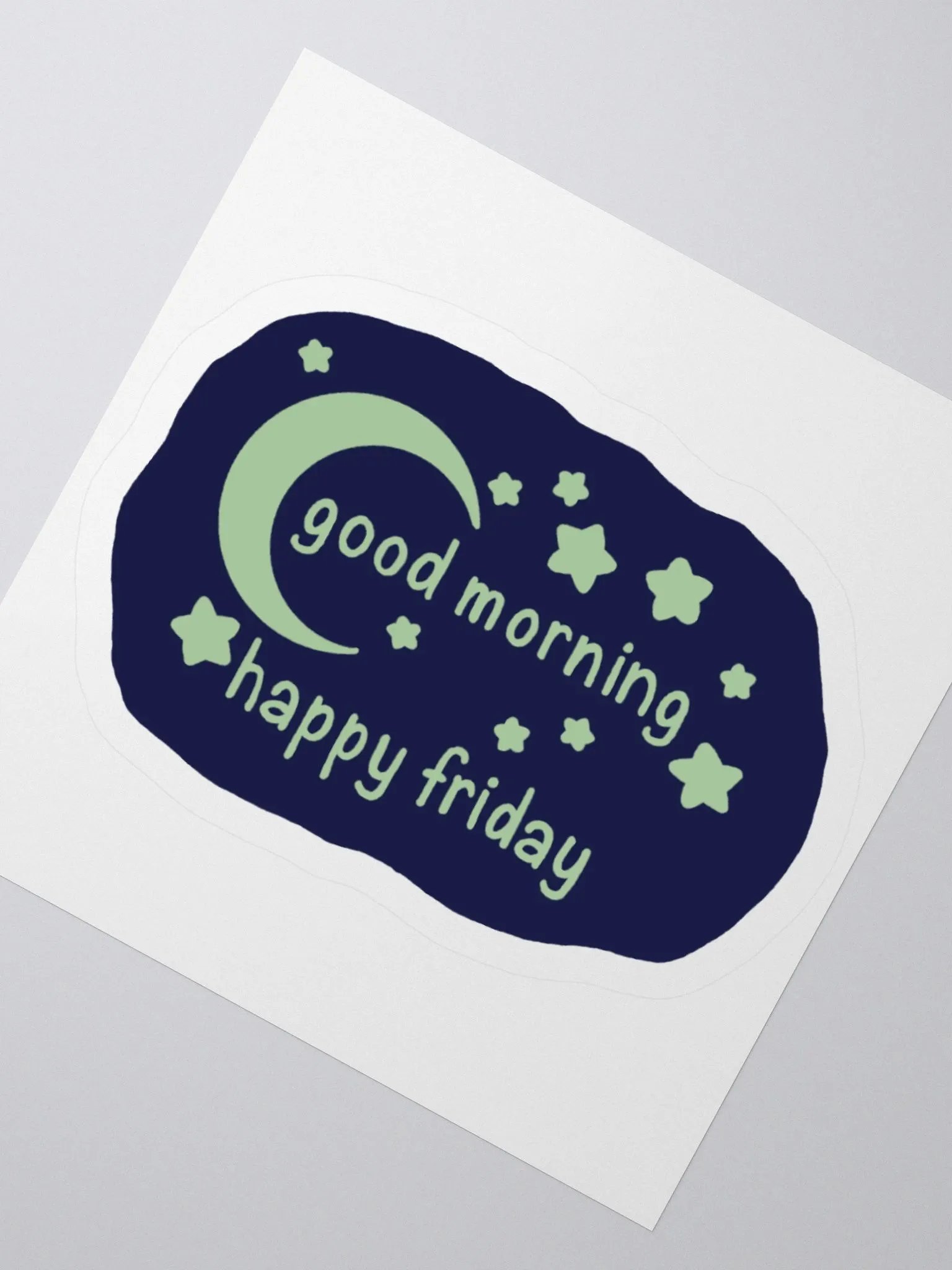 "Good Morning Happy Friday" Sticker product image (2)