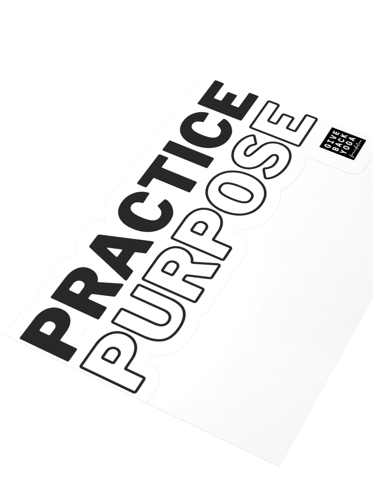 PRACTICE PURPOSE Sticker product image (3)