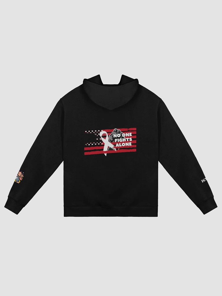 Oversized Hoodie - No One Fights Alone product image (2)