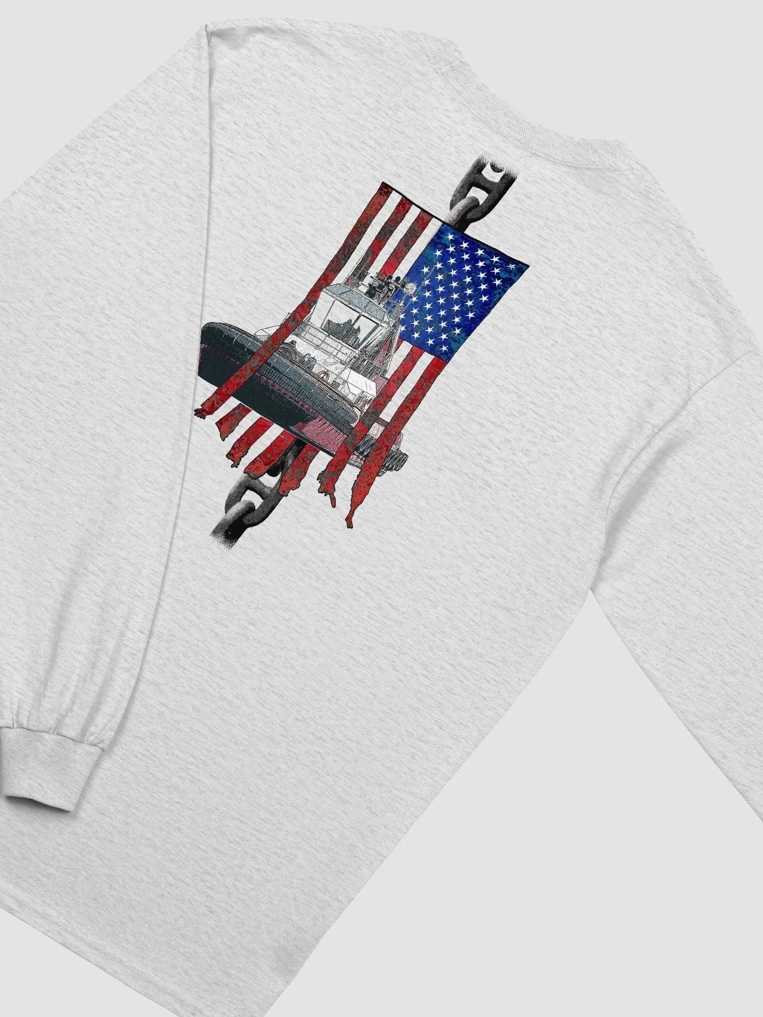 chain Athena Tug & CE Flage tug Long Sleeve Tee product image (4)