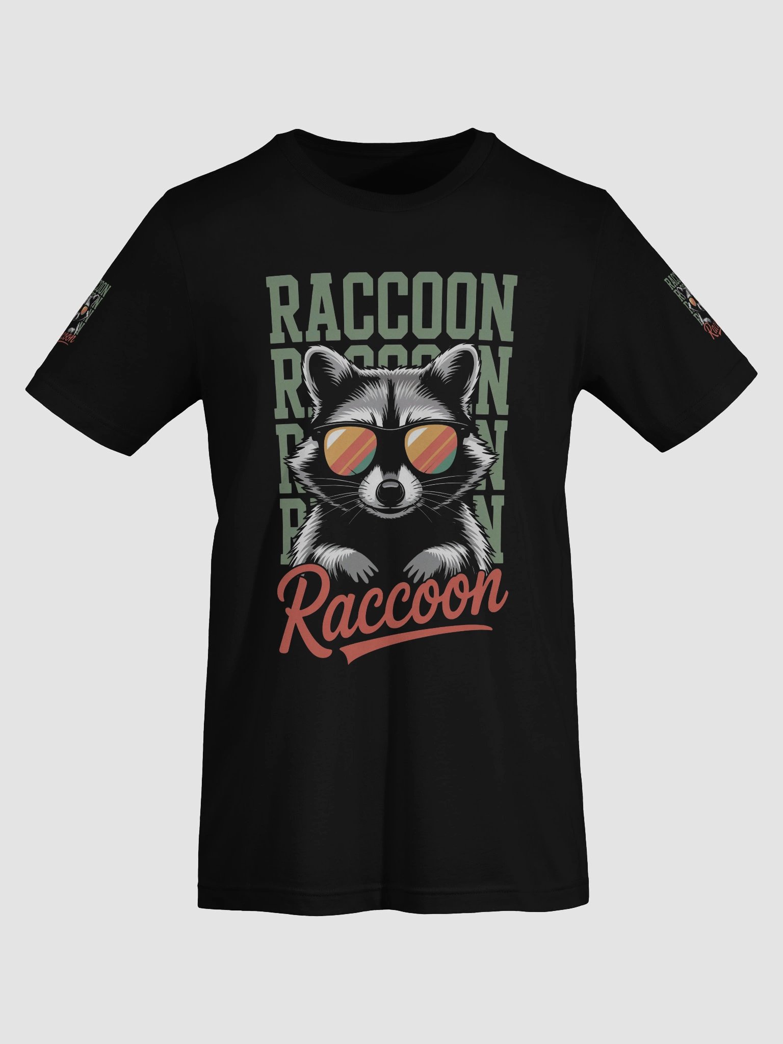 Cool Raccoon Shades T-Shirt product image (7)