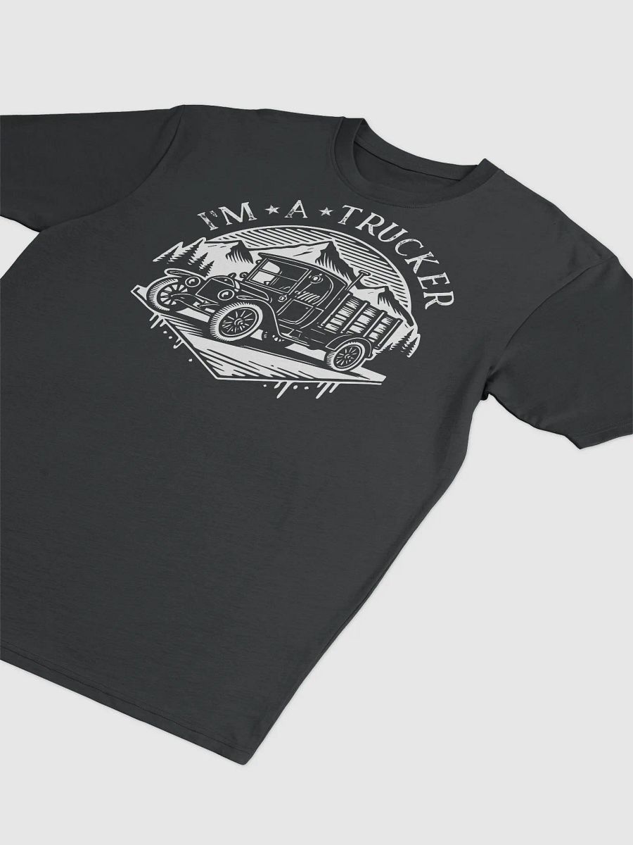 Vintage Trucker I am a truck driver T-Shirt Men's Premium Tee product image (2)