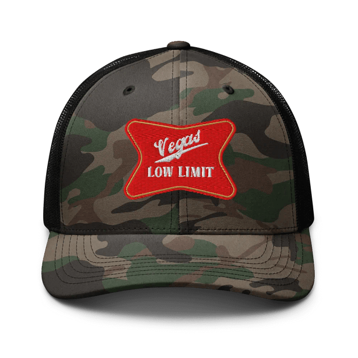 Vegas Low Limit Camo Trucker Hat product image (1)
