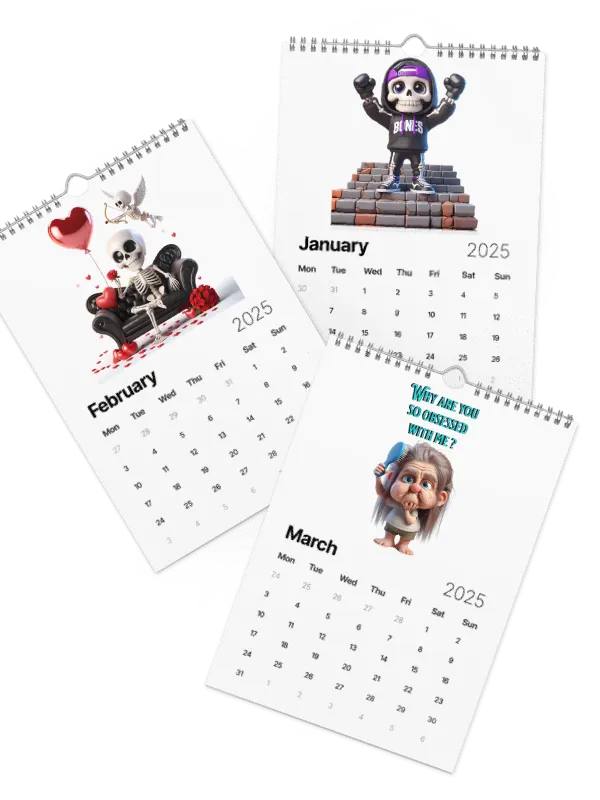 ''Morbid X & Friends'' Wall Calendar (2025) product image (2)