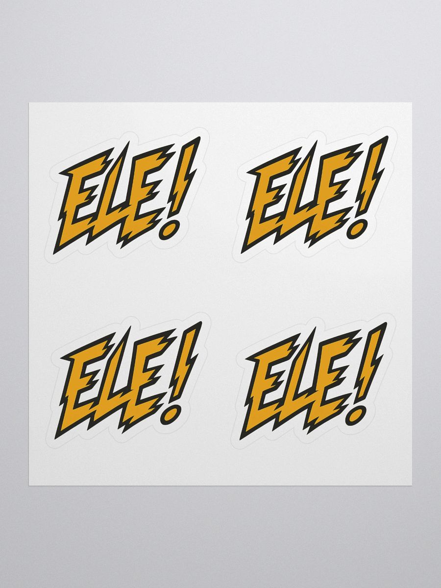 ELE! Gold Kiss Cut Stickers product image (2)