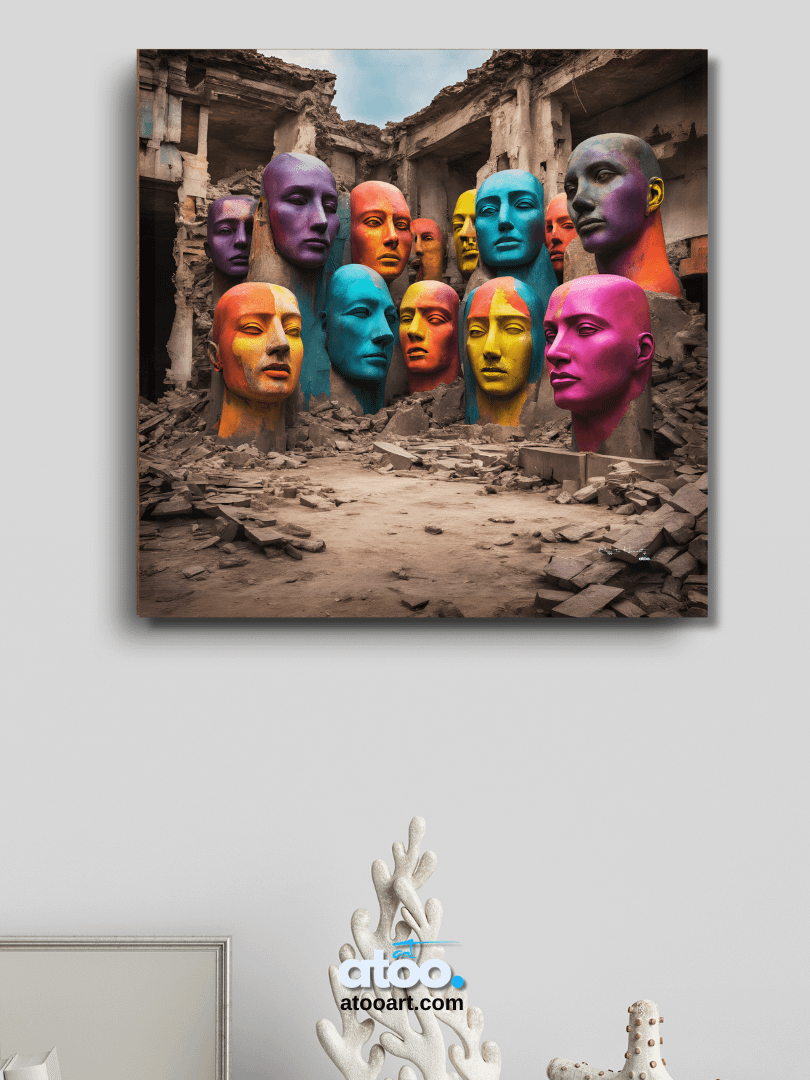 Elegy to Humanity - 3 | Canvas Art Painting product image (5)