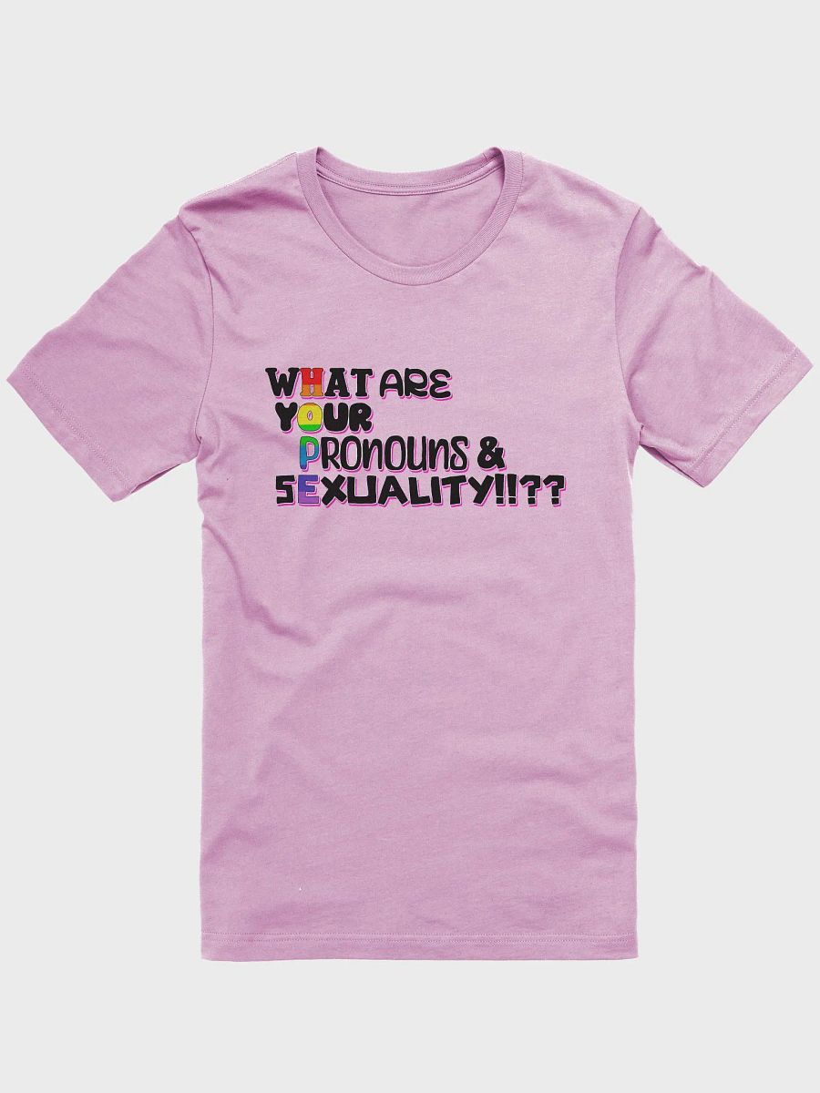 WHAT ARE YOUR PRONOUNS AND SEXUALITY!? pink product image (1)