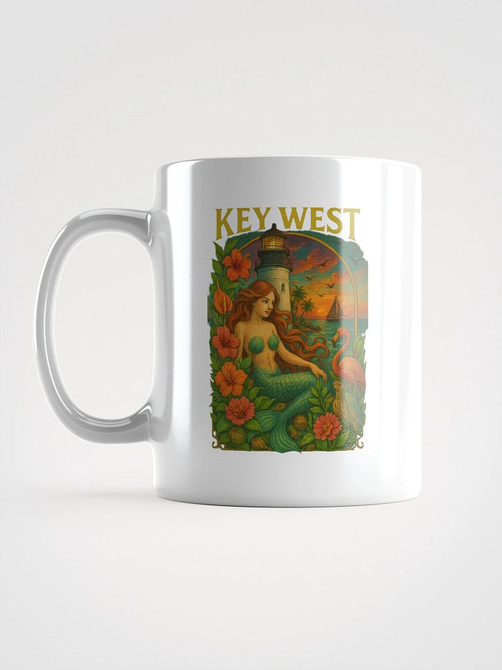 Key West Ceramic Mug with Mermaid and Lighthouse product image (1)