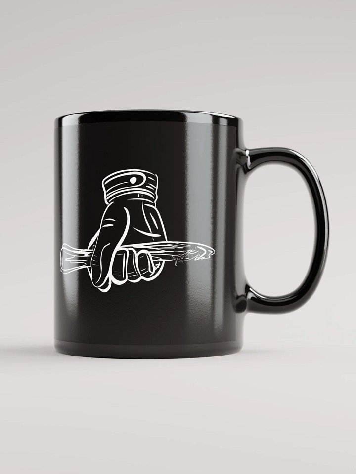 Glove & Icicle Black Mug product image (1)