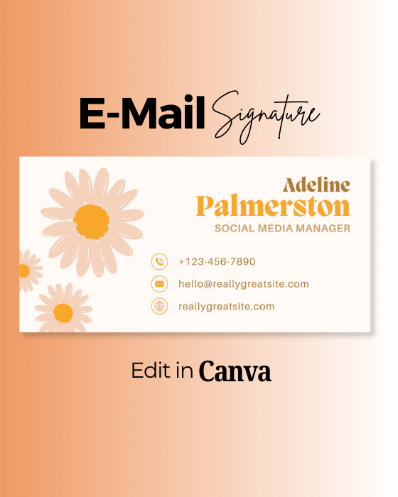 Gmail Email Signature Template product image (1)