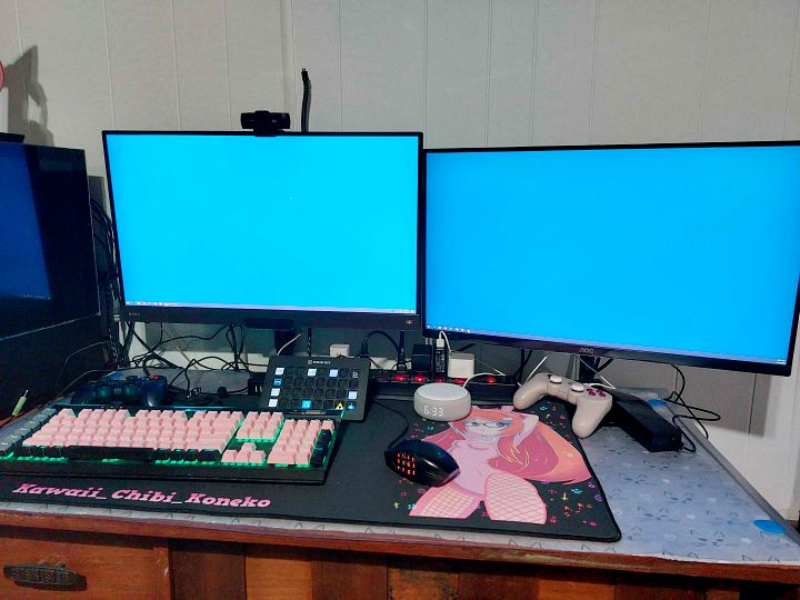 Trippy Koneko Desk Mat (Right Side) product image (2)